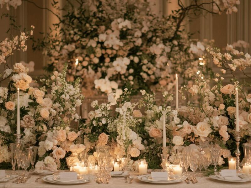 Comment reduire l’impact environnemental de votre mariage avec des centres de table en location ?